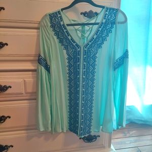 Women's Boho gauze top